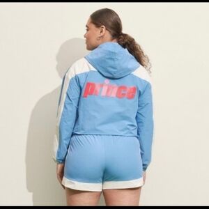 Prince Pickleball Women's Woven Zip-Front Hooded Jacket